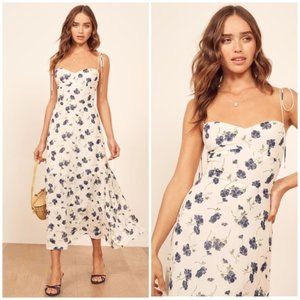 Reformation Emmie Dress Blueberries Size 4